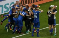 Islandia celebra agónico gol frente a Austria