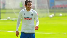 Israel Castro, en un entrenamiento en Verde Valle