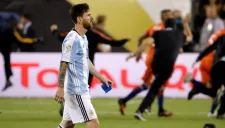 Lionel Messi tras el partido de la Final de Copa América Centenario