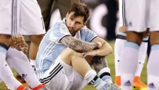 Lionel Messi afectado tras perder la Final de Copa América