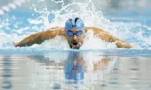 Michael Phelps, durante una prueba estilo mariposa