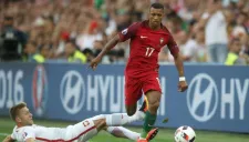 Nani, durante un partido de la Euro 2016