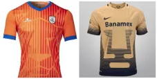Comparativo entre camisetas de Pumas y Al Shabab FC