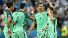 CR7 y compañía, celebrando el pase a la Final de la Euro