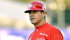 Víctor Bojórquez en un juego de Diablos Rojos