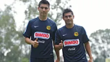 Osvaldito y Goltz saludan a la cámara tras un entrenamiento