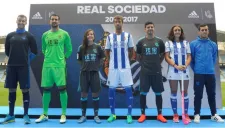 Los nuevos uniforme de la Real Sociedad para la campaña 2016-2017