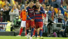 Lionel Messi y Neymar, durante un partido con el Barcelona