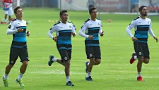 Jugadores del Rebaño en la pretemporada en Verde Valle
