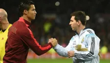Cristiano Ronaldo y Lionel Messi, durante un amistoso entre Portugal y Argentina
