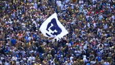 Afición de Pumas en el Estadio Olímpico Universitario