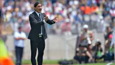 Francisco Palencia en un partido con Pumas