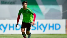 Rodolfo Pizarro en un entrenamiento de la Sub 23