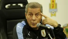 Óscar Washington Tabárez, en conferencia de prensa