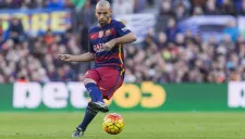 Mascherano, durante un juego de Liga con Barcelona