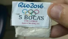 Dosis de cocaína incautada por la Policía Civil de Río de Janeiro