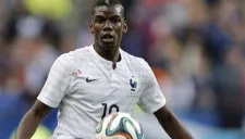 Paul Pogba con la selección francesa en la Euro 2016