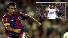 Hristo Stoichkov en su etapa con el Barcelona