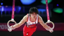 Kohei Uchimura durante los JO de Londres 2012