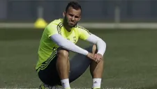 Jesé, en entrenamiento con el Real Madrid