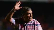 Reinoso después de un encuentro de Veracruz