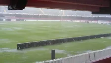 Las condiciones en el terreno de juego no son aptas para el duelo