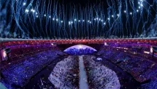 Parte de la ceremonia de inauguración de Río