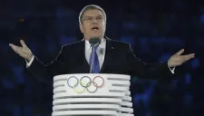 Thomas Bach durante su discurso en la inauguración de Río 2016