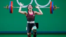 Patricia Domínguez, durante la prueba de 58 kg en Río 2016