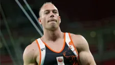 El atleta holandés, Yuri van Gelder, entrena en el Arena de Río