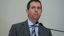 Alfredo Castillo habla en un evento previo a Río 2016