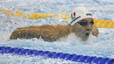 Long Yuan Miguel Gutiérrez Feng, durante competencia
