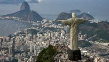 La estatua de Cristo de Corcovado, emblema de la ciudad de Río de Janeiro