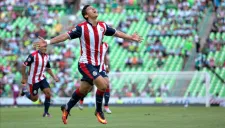 Ángel Zaldívar en el triunfo contra Santos