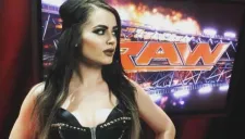 Paige durante un evento de WWE