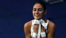 Paola Espinosa, durante competencia individual en plataforma de 10 metros