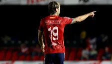 Aníbal Zurdo, durante juego con Veracruz