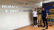 Pikolín y José Antonio García estuvieron en el clínica