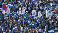 La afición de La Máquina en el Estadio Azul