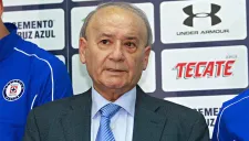 Guillermo Álvarez, durante presentación de refuerzos de Cruz Azul