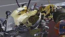 Monoplaza de Magnussen quedó destrozado