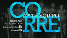 Cartel publicitario de la carrera de la Liga Mx