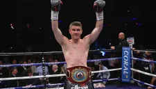 Liam Smith, con el cinturón de Campeón