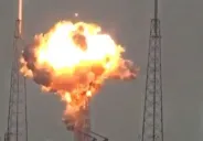 Explosión del cohete en Cabo Cañaveral