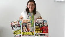 María del Rosario sonríe para el lente de RÉCORD