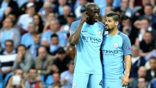 Yaya Touré durante un partido con el Manchester CIty