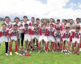 Jugadores de Histeria festejan después de un encuentro