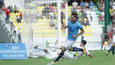 Gonzalo Mastriani festeja un gol con Tampico Madero