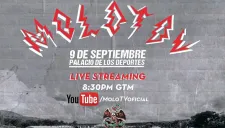 Cartel publicitario del concierto de Molotov