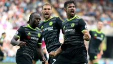 Diego Costa celebra uno de sus tantos contra Swansea